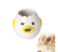 1PCS Ceramic Egg Yolk Egg White Separator Yellow Egg White Separator Egg Separator Portable Kitchen Gadgets Baking Tool Cute Egg Separator for Kitchen Cooking Baking Cake Assistant Tool
