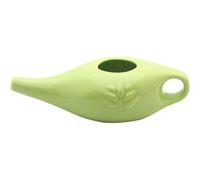 1Pcs Ceramic Neti Pot, Ceramic Neti Pot Nose Wash Kit, for Nasal rinsing and Nasal Cleansing, 250ML (Green)