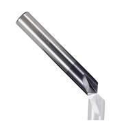 1pcs Chamfer End Mill 60/90/120 Degrees Carbide Chamfering Mill 3 Flute Router Bit Engraving Bit Aluminum CNC End Mill(8xD8x90degrees)