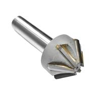 1pcs Chamfer Milling Cutter with Brazing Carbide Blade 60/90 Degrees CNC Metal Milling Tools Chamfering Cutting Tool Deburring Chamfering Cutter(16x90deg x4Fx12mm)