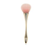 1Pcs champagne fluffy makeup brush large powder foundation blush contour compensation facial cosmetics beauty tools 11