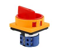 1Pcs Changeover Switch LW26GS 380V 2Pole Universal Rotary Cam Selector Transfer Switch20A 25A 32A M2 64MM*64MM(32A)