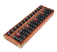 1PCS Chinese Traditional Abacus-Wooden Math Calculate Tool Calculater Pupil Arithmetic Kit(Brown)
