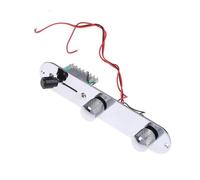 1Pcs Chrome 3 Way Wired Loaded Prewired Control Plate Harness Converter Knobs For TL Guitar Parts