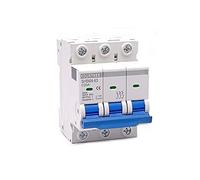 1Pcs Circuit Breaker 3 Pole Din Rail 400V~ Household Mini Air Switch Distribution Box Mechanical Equipment (Size : 3 Pole, Color : 1A)(4a)