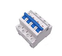 1Pcs Circuit Breaker 4 Pole 400V~ Household Air Switch Distribution Equipment electronic starter Protection 72mm (Color : 50a, Size : 4 Pole)