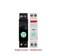 1PCS Circuit Breaker Overcurrent and Undervoltage Protection Energy Measurement 1-63A Remote Control Switch(Single Function,20A)