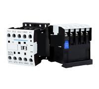 1pcs CJX2-K1210 0910 0610 24V 220V 380V 6A 9A 12A AC Contactor Din Rail 3P 3main 1NO/3main 1NC Coil Voltage(NXC-09M01 AC,24V)