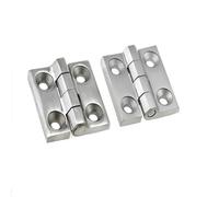 1Pcs CL226-2 Zinc Alloy Industrial Equipment Container Corner 304 Stainless Steel Door Hinges 50x50mm Furniture Hardware Cabinet Hinge(1PCS-Drawing-Steel)