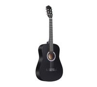 1pcs Classic Guitar 38 Inches 6 Strings Guitar Wooden Guitar For Students Beginners (Wood) (Color : Classic Guitar Black, Size : 38inch)