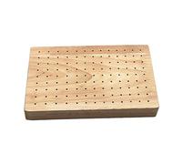 1Pcs Clay Drying Rack Air Dry Clay Wooden Display Stand Pegboard Display Stand Clay Base Organizer Base Doll Plug Board Doll Model Base