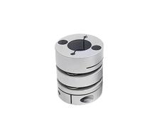 1pcs CLCA-D34Lx45 Clamp-type Aluminum Alloy Double Diaphragm Coupling, Suitable For: Servo Stepper Ball Screw Motor Bore: 6~15mm(8mm to 10mm)