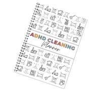 1pcs Cleaning Planner,Cleaning and Organizing Planner,Bundle Household Cleaning Schedule and Checklist Management,Cleaning List,Chart for Daily, Weekly, Monthly Organizer
