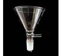 1Pcs Clear 60mm to 150mm Lab Glass Conical Filter Funnel - Triangle Suction Funnel with 19# 24# Standard Joint(90mm joint 24)