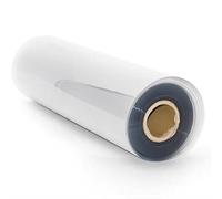 1pcs Clear PET Sheet 0.1mm Thick - Transparent Heat Resistant Plastic Film for DTF Printing/Sublimation/Crafts/DIY Use(0.3mx5m)