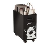 1pcs Cloth Laundry Basket Storage Rack Storage Basket Portable Foldable Removable Storage Bag(Black)