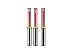 1PCS CNC Machine Solid Carbide Single Tooth Thread Milling M1 M1.6 M2 M3 M4 M5 M6 M8 M10 M12 M14-M30 Mill Mills Cutter(M8X1.25XD6X50L,For Aluminum)