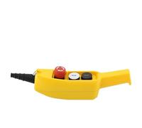 1PCS COB-61G PCOB-61GS Rainproof Crane Truck Push Button Switch Control Station Single/double speed with Emergency Stop(COB-61GS DoubleSpeed)
