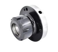 1pcs Collets Chuck 130mm ER40 ER50 Cartridge 125 160mm Flange Four Axis Collet Fixture Chuck for CNC Milling Lathe Machine Tool(ER40-130 (7Hole))