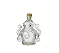 (1pcs color random) Octopus-Shaped Whiskey Decanter - Reusable Glass Aerator Wine Bottle with 8 Tentacles, Ocean-Themed Home Decor & Holiday Gift for Christmas