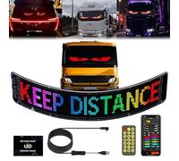 1PCS Colorful Eyes Car LED Display,Large Size Devil Eyes Light for Windshield,Diy Car Dynamic Led Smart Colorful Eye Lamp Soft Screen,Easy to install, suitable for shops, restaurants