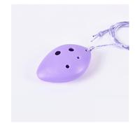 1Pcs Colorful Ocarina Flute 6 Hole Soprano C Ceramic Flauta Ocarina Ocarina Musical Instruments (Color : 05)