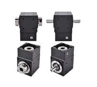 1pcs Commutator Right Angle Steering Gear 5mm/8mm Input Gearbox for Nema 17 Stepper Motor 40mm Servo Cross Shaped Reducer(42 Single axis-8mm,Speed Ratio 3 to 1)