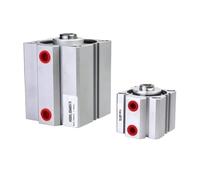 1pcs Compact Air Pneumatic Cylinders SDA 16/25/50/100mm Bore Double Acting 5/10/20/30/40/50/60/70/80/90/100mm Stroke(Stroke 30mm,SDA50 (Bore 50mm))