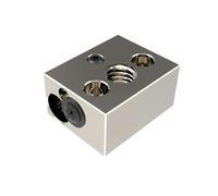 1pcs Copper Plated Heating Block High Temperature Aluminum Heater For En3 S1 CR-10 Pro 3D Printer Parts(1PC Copper Plated)