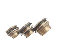 1PCS Copper Water Tank Connector 1/2" 3/4" 1" Male Brass Pipe Single Loose Key Swivel Fittings Nut Jointer(0.75 Inch)