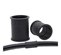 1Pcs Corrugated Pipe Plastic Two-way Wave Pipe Rubber Waterproof Straight Through Hose AD10 Butt Joint Cable Pipe Seal(JFH-AD34.5)