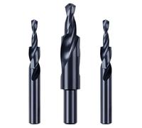 1Pcs Counterbore Two Subland Step Core Twist Drill Bit Bla Coating For Metal 90 180 Degree Cone Drilling Tool M3-M12 (Size : M3 180 Degree)