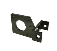 1pcs CR-10 CR-10S Series All Metal Y-axis Motor Fixed Bracket/brace Black For 2040 Profile compatible with 3D Printer Parts(Silver)