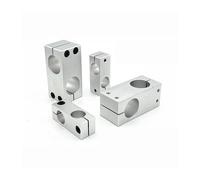 1pcs Cross Optical axis Fixed seat Bracket Bearing 6/8/10/12/14/15/16/18/20/25/30mm(20X20mm)