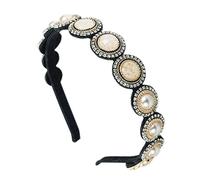 1Pcs Crystal Rhinestone Headbands Velvet Padded Wide Headwear Diamond Beaded Bling Hairbands Non-slip Hard Headbands for Women Girls Daily Wearing Party Wedding Hair Accessories