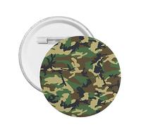 1PCS Customizable Round Badges, Classic Black Camo Pin Badges for Club, Company, Decorating Personal