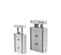 1pcs CXSM20 Type Dual Rod Cylinder Slide Bearing air Pneumatic Cylinder CXSM20-10 CXSM20-30 CXSM20-100 CXSM20-40 Built-in Magnet(CXSM20-20)