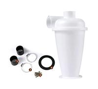 1pcs Cyclone Dust Collector(Cyclone Vacuum Cleaner) Compatible With Construction & Household Vacuum Cleaner Powder Filter Cyclone Separator (Color : White.)