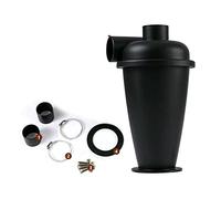 1pcs Cyclone Dust Collector(Cyclone Vacuum Cleaner) Compatible With Construction & Household Vacuum Cleaner Powder Filter Cyclone Separator (Color : A Black)