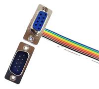 1PCS D-SUB Serial Port Connector Adapter RS232 COM Extension Cable DB9 DB15 DB25 DB37 DIDC 9 15 25 37 Pin Male Female(DB9,FEMALE TO FEMALE_1PCS_60CM)