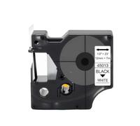 1PCS D1 40910 Compatible with Labeling Cassette 9mm Tapes Black On Clear Works Label Manager LM 160 280 360D(Black on White)