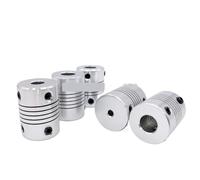 1pcs D19*L25 Shaft Coupling Aluminium flexible Jaw 3/4/5/6/6.35/7/8/10mm CNC Stepper Motor Coupler(3x5)