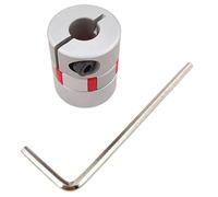 1Pcs D25L30 6.35/8/9.5/10/12mm Stepper Motor Shaft Coupler Flexible Jaw Spider Plum Coupling(10x12.7)