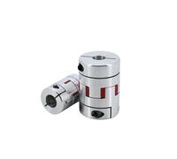1PCS D25L30 Two-Jaw Couple 5/6/6.35/ 8/9.5/10mm Flexible Plum Shaft Coupling Stepper Motor Coupler Diameter=25mm Length=30mm(10X10)