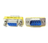 1pcs. D9 Male to D9 Female 9-Pin VGA Serial RS232 Adapter Converter, DB9 Gender Changer Port Saver for Serial Devices and Communication Equipment