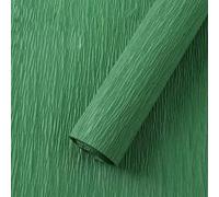 1Pcs Dark Green Crepe Paper, 25x250cm Crepe Paper Roll for DIY Crafts Flowers Making