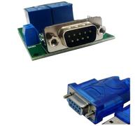 1PCS DB9 Female/Male RS232 UART Switch Board DC 12V 232 Relay Module for LED Motor(DB9 Male Interface)