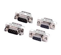 1Pcs DB9 To CAN Bus Terminal Resistor With Built-in 120 Ohm Serial Port 485 Matching Resistor DB9 Male Female Connector Adapter(Army green)