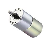1pcs DC 12V 5 to 590rpm Gear Motor High Torque Electric Micro Speed Reduction Geared Motor Centric Output Shaft 37mm Diameter Gearbox(200rpm,12V)