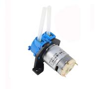 1PCS DC 12V Dosing Pump Lab Peristaltic Pumps with Connector for Aquarium Analytical Home Bonsai Irrigation Watering DIY - L Bracket